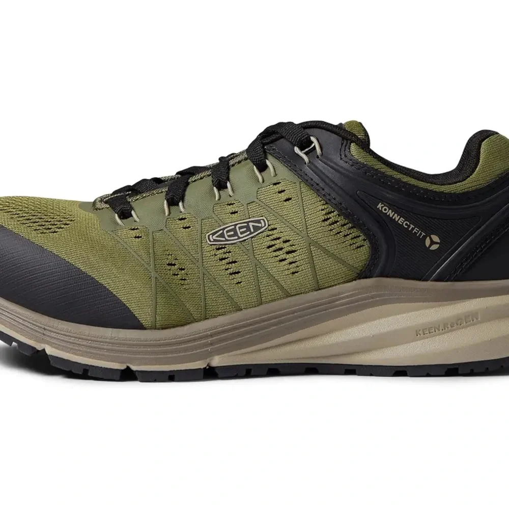 Keen Vista Energy Safety Toe Shoe - Women’s 9 Wide - Olive/Black NIB - Picture 2 of 10